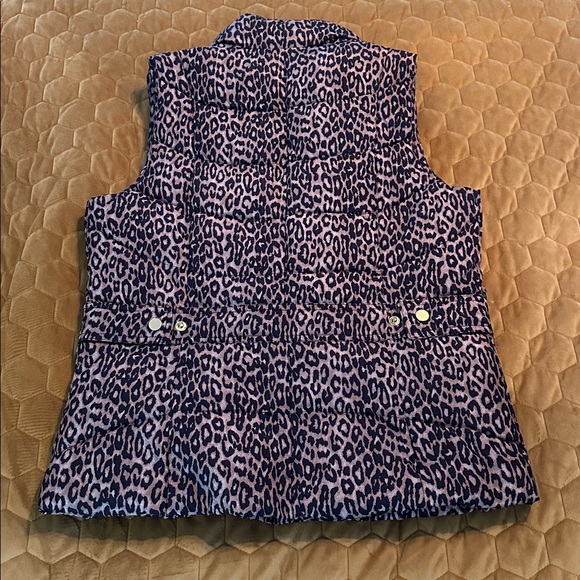Madison Ladies Leopard Print Vest - Picture 4 of 4